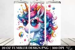 Bird with Sunglasses, Transparent 20 Oz Tumbler Product Image 2