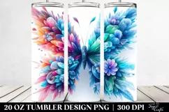 Vibrant Ice Butterfly | 20 oz Tumbler Product Image 2
