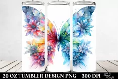 Vibrant Ice Butterfly | 20 oz Tumbler Product Image 2