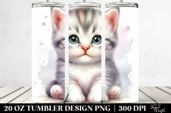 Winter Baby Cat Tumbler Product Image 2