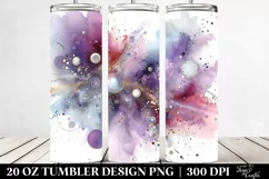 Purple Watercolor Background | 20 Oz Tumbler Product Image 2