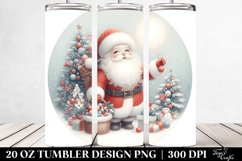 Pastel Santa Clipart Product Image 2