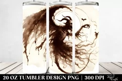 Vintage Halloween Demon Tumbler Product Image 2
