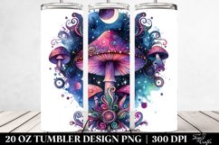 Magical Celestial Mushroom Clipart 20 Oz Tumbler Product Image 2