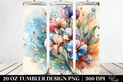 Abstract Pastel Sweet Pea Art 20 Oz Tumbler Product Image 2