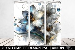 Shiny Narcissus with Metallic Insertions | 20 Oz Tumbler Product Image 2
