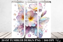 Glossy Primrose Clipart, Transparent 20 Oz Tumbler Product Image 2
