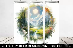 Simple Digital Painting | 20 oz Tumbler Product Image 2