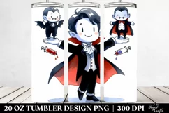 Simple Vampire Clipart 20 Oz Tumbler Product Image 2