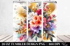 Vibrant Bouquet with Rhododendron | 20 oz Tumbler Product Image 2