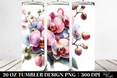 Colorful Glossy Orchid 20 Oz Tumbler Product Image 2