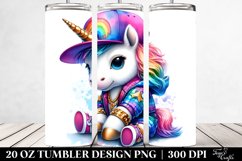 Colorful Baby Unicorn, Krump Dancer&#039;s Outfit. 20 oz Tumbler Product Image 2