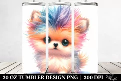 Expressive Pomeranian with Crazy Haircut PNG Product Image 2