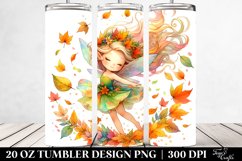 Autumn Leaves Fairy Tumbler Product Image 2