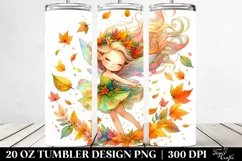 Autumn Leaves Fairy Tumbler Product Image 2