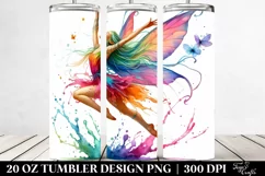 Fairy Vibrant Drawing Tumbler Product Image 2