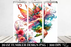 Fairy Vibrant Drawing Tumbler Product Image 2