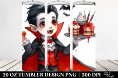 Funny Halloween Clipart - Vampire, High-Res 20 Oz Tumbler Product Image 2