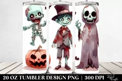 Simple Undead Clipart 20 Oz Tumbler Product Image 2