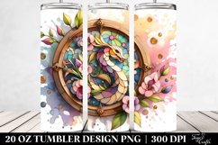 Stained Snapdragon | 20 oz Tumbler Product Image 2