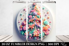 Vibrant Christmas Tree Clipart Product Image 2
