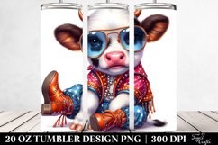 Colorful Baby Cow, Boogie-Woogie Dancer&#039;s Outfit. 20 oz Product Image 2