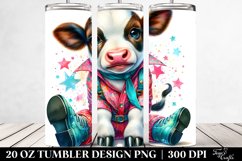 Colorful Baby Cow, Boogie-Woogie Dancer&#039;s Outfit. 20 oz Product Image 2