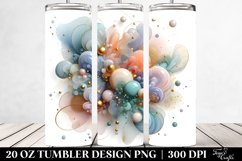 Abstract Cosmos with Golden Insertions, Transparent 20 Oz Product Image 2