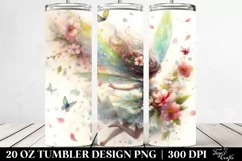 20 Oz Tumbler Sublimation | Fairy Tumbling in Spring Wind Product Image 2