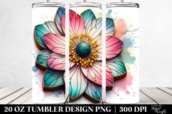 Vibrant Anemone Tumbler Product Image 2