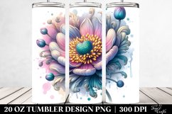 Vibrant Anemone Tumbler Product Image 2