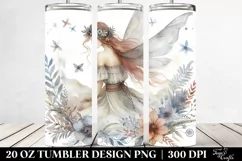 Watercolor Washed Boho Fairy | 20 oz Tumbler Product Image 2