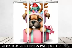 Enthusiastic Bullmastiff with Crazy Haircut Sublimation PNG Product Image 2