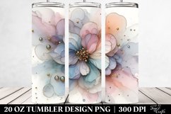 Abstract Cosmos with Golden Insertions, Transparent 20 Oz Product Image 2