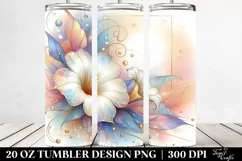 Shiny Morning Glory Retro 20 Oz Tumbler Product Image 2