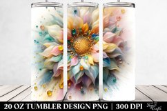 Sunflower with Golden Insertions | 20 oz Tumbler Product Image 2