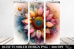 Sunflower with Golden Insertions | 20 oz Tumbler Product Image 2