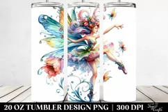 Funny Dancing Fairy | 20 oz Tumbler Product Image 2