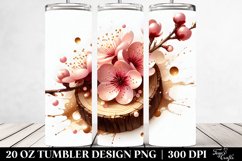 Glossy Cherry Blossom | 20 Oz Tumbler Product Image 2