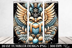 Colorful Winter Gift Clipart, High-Res 20 Oz Tumbler Product Image 2