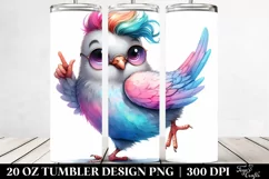 Cute Baby Dove Dancing, 20 Oz Tumbler Product Image 2