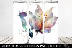 Abstract Shiny Tulip 20 Oz Tumbler Product Image 2
