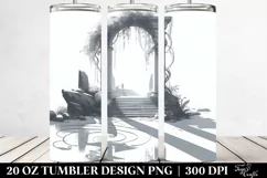 Digital Painting with Shadows | 20 oz Tumbler Product Image 2