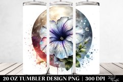 Shiny Petunia Made of Material | 20 Oz Tumbler Product Image 2