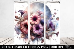 Shiny Petunia Made of Material | 20 Oz Tumbler Product Image 2