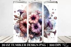 Shiny Petunia Made of Material | 20 Oz Tumbler Product Image 2