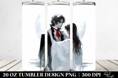 Digital Painting Simple Vampire | 20 oz Tumbler Product Image 2