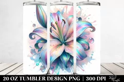 Vibrant Pastel Lily | 20 oz Tumbler Product Image 2