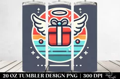 Colorful Gift Box with Angel Crown 20 Oz Tumbler Product Image 2