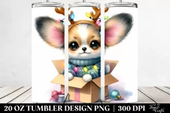 Expressive Winter Papillon Watercolor PNG Product Image 2